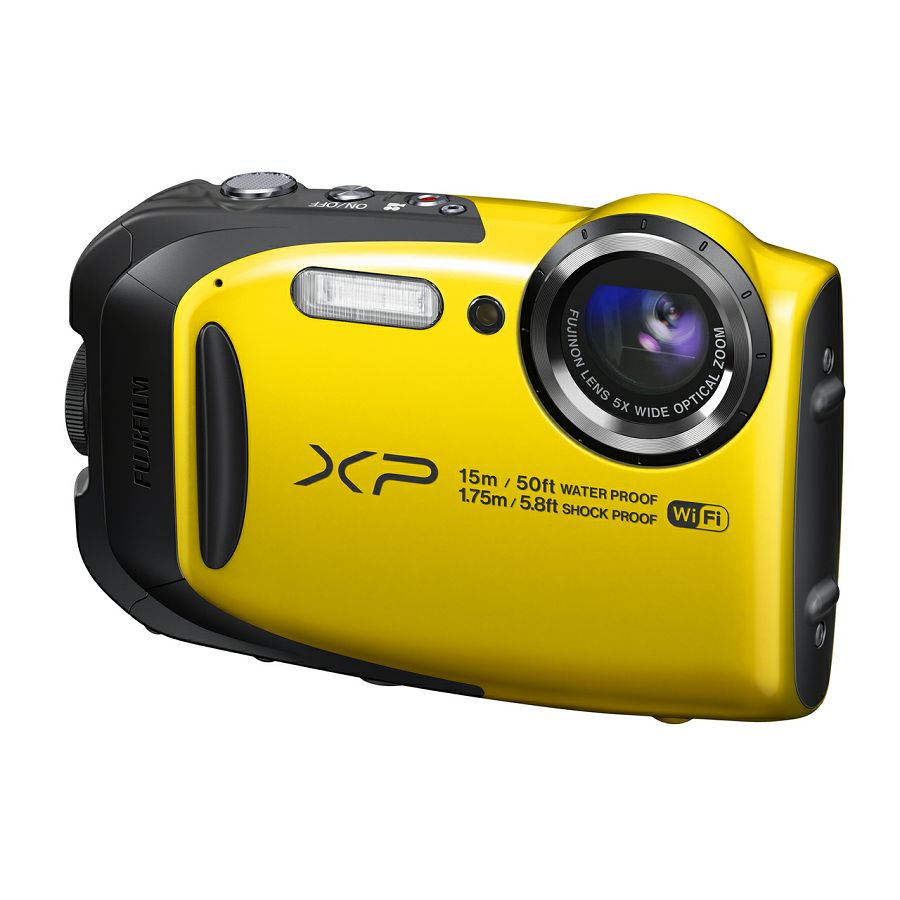 Fuji FinePix XP80 Yellow Fujifilm XP-80 žuti digitalni fotoaparat 5x 16m CMOS (Smart FSI) 2.7" 230K 600cdt WiFi remote
