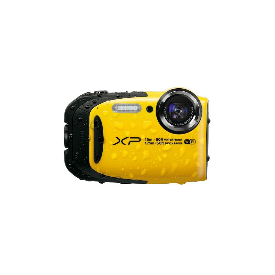 Fuji FinePix XP80 Yellow Fujifilm XP-80 žuti digitalni fotoaparat 5x 16m CMOS (Smart FSI) 2.7" 230K 600cdt WiFi remote