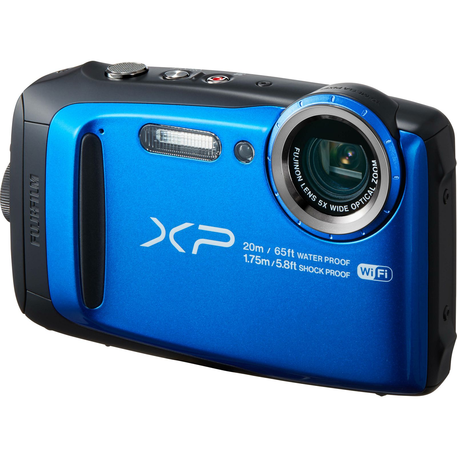 Fujifilm FinePix XP120 Blue Fuji XP-120 plavi vodootporni podvodni digitalni fotoaparat WiFi remote 5x zoom 16.4Mpx 28mm BSI-CMOS sensor Digital camera