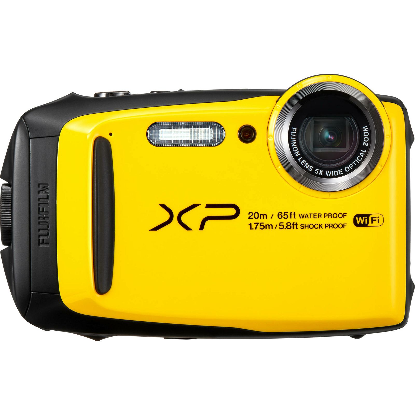Fujifilm FinePix XP120 Yellow Fuji XP-120 žuti vodootporni podvodni digitalni fotoaparat WiFi remote 5x zoom 16.4Mpx 28mm BSI-CMOS sensor Digital camera