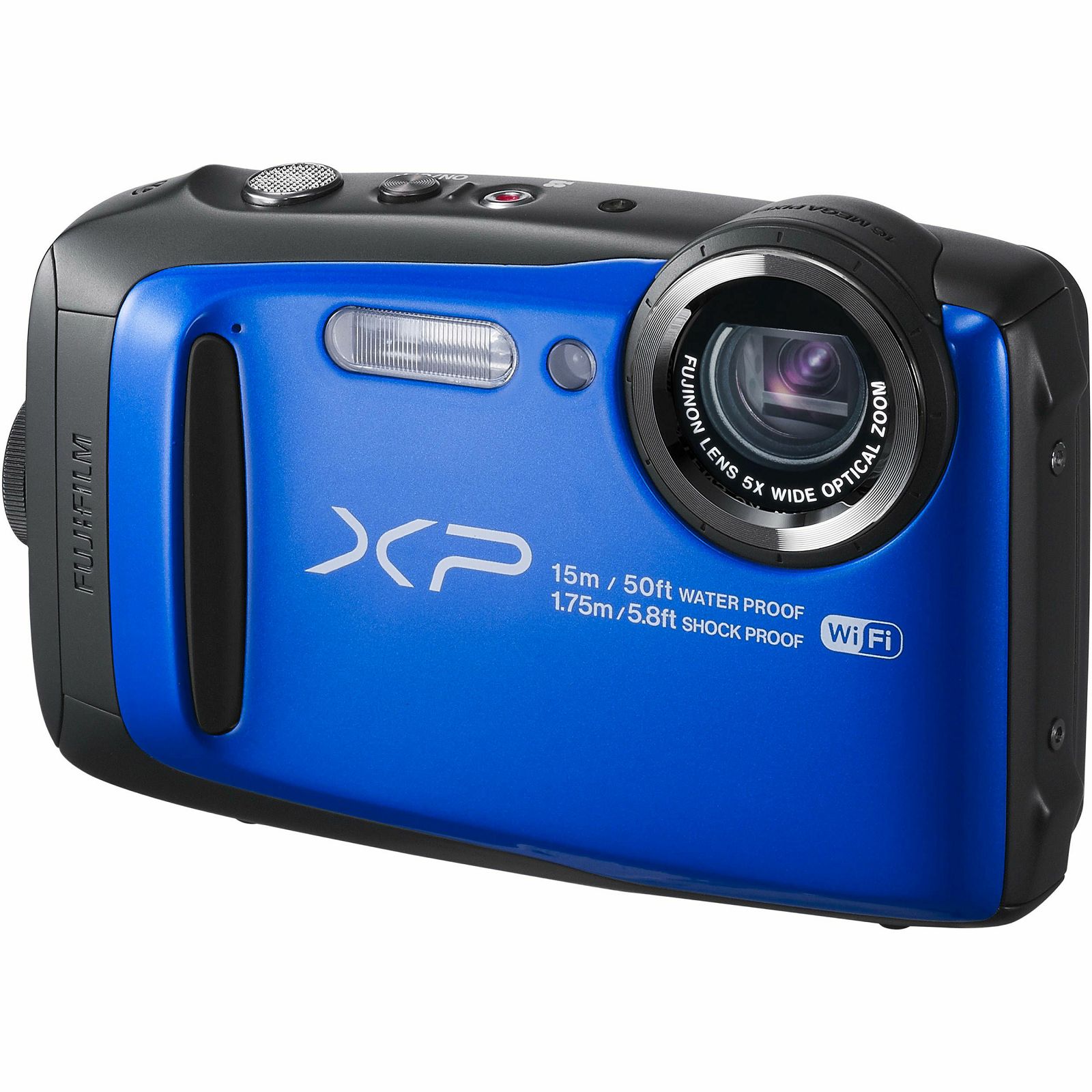 Fuji FinePix XP90 Blue Fujifilm XP-90 plavi vodootporni podvodni digitalni fotoaparat WiFi remote 5x zoom 16.4Mpx 28mm BSI-CMOS sensor Digital camera