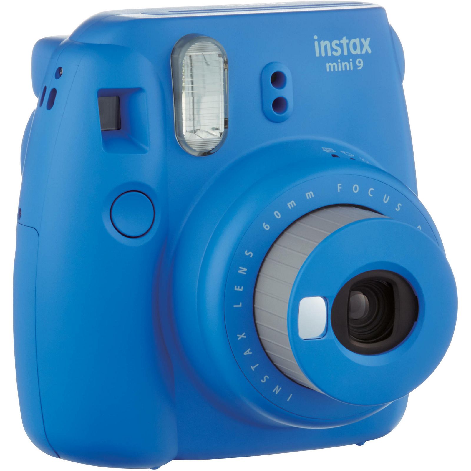 Fujifilm Instax Mini 9 Cobalt Blue plavi polaroid Fuji fotoaparat s trenutnim ispisom fotografije + Fujinon 60mm f/12.7 objektiv