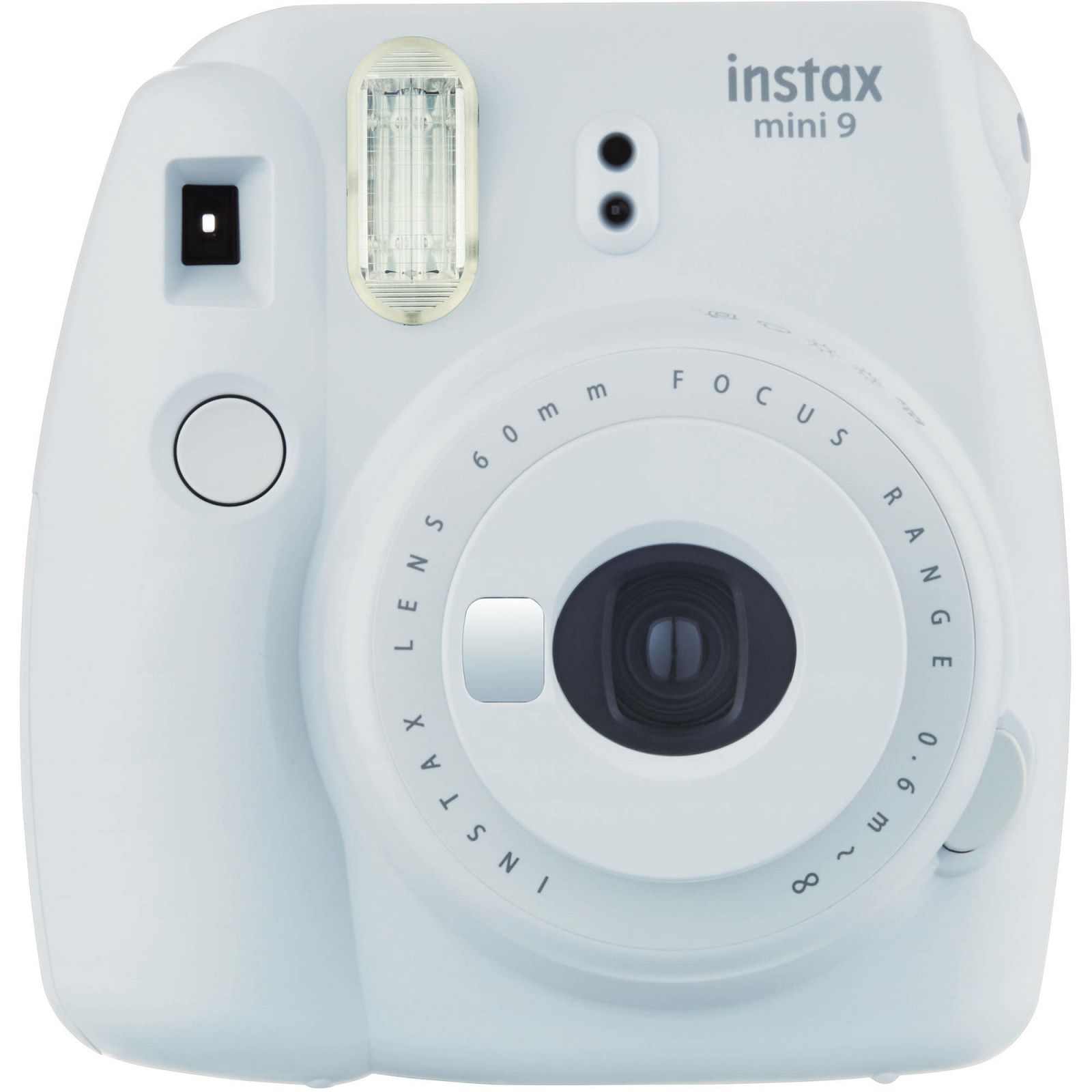 Fujifilm Instax Mini 9 Smoky White bijeli polaroid Fuji fotoaparat s trenutnim ispisom fotografije + Fujinon 60mm f/12.7 objektiv