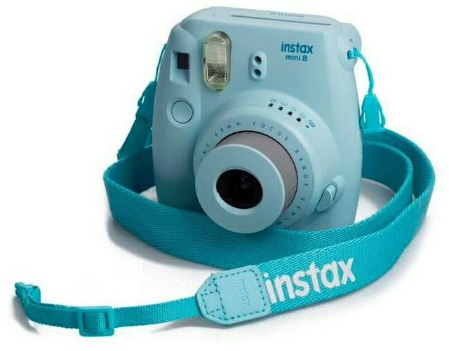 Fujifilm Instax Neck Strap Blue plavi remen za Fuji polaroidni instant fotoaparat