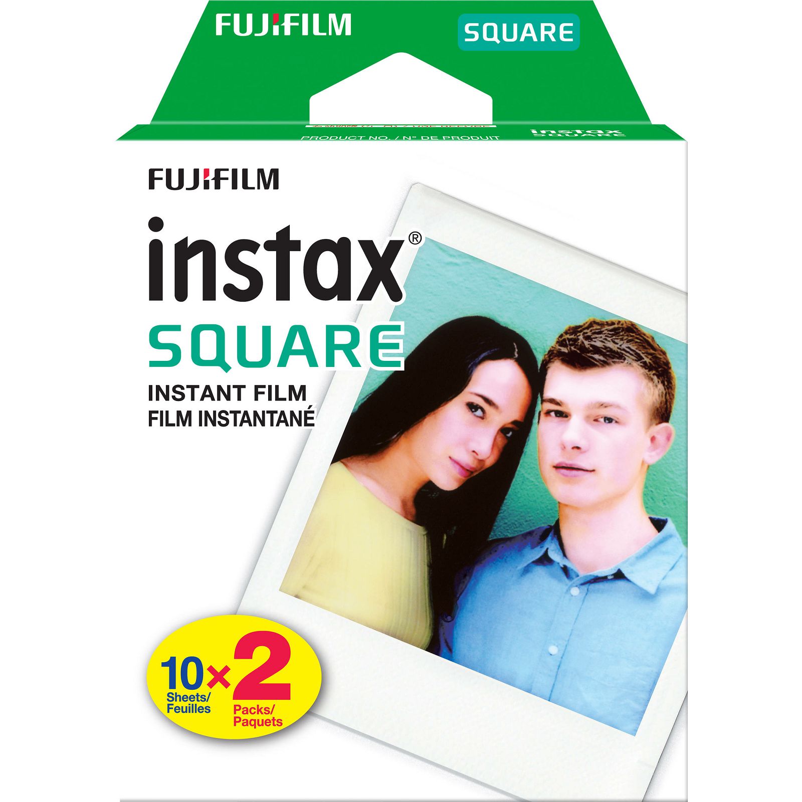 Fujifilm Instax Square film White Frame foto papir 20 listova (2x10) za Fuji instant polaroidni fotoaparat