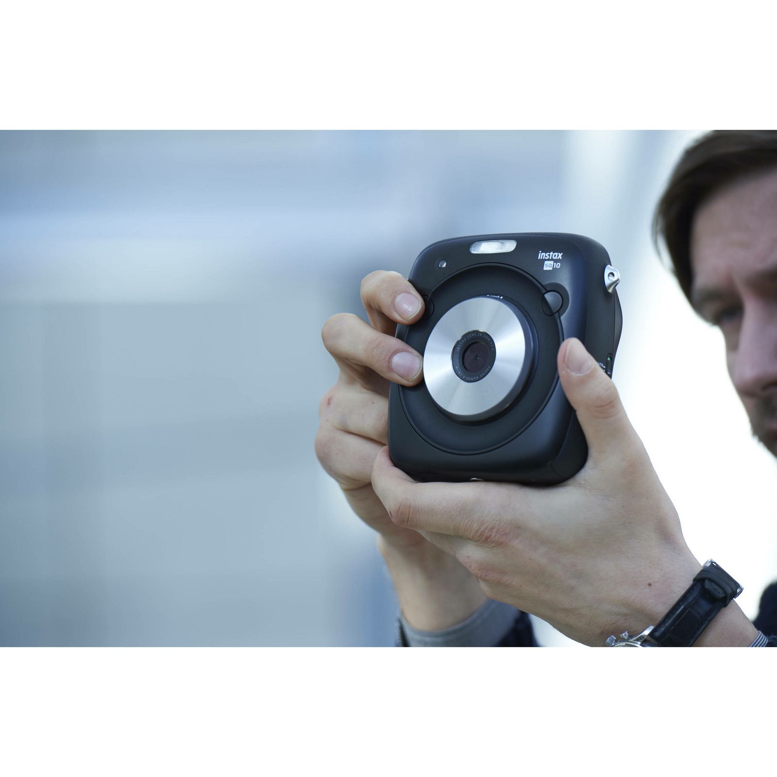 Fujifilm Instax Square SQ10 Black Hybrid Instant camera Fuji polaroid fotoaparat s trenutnim ispisom fotografije