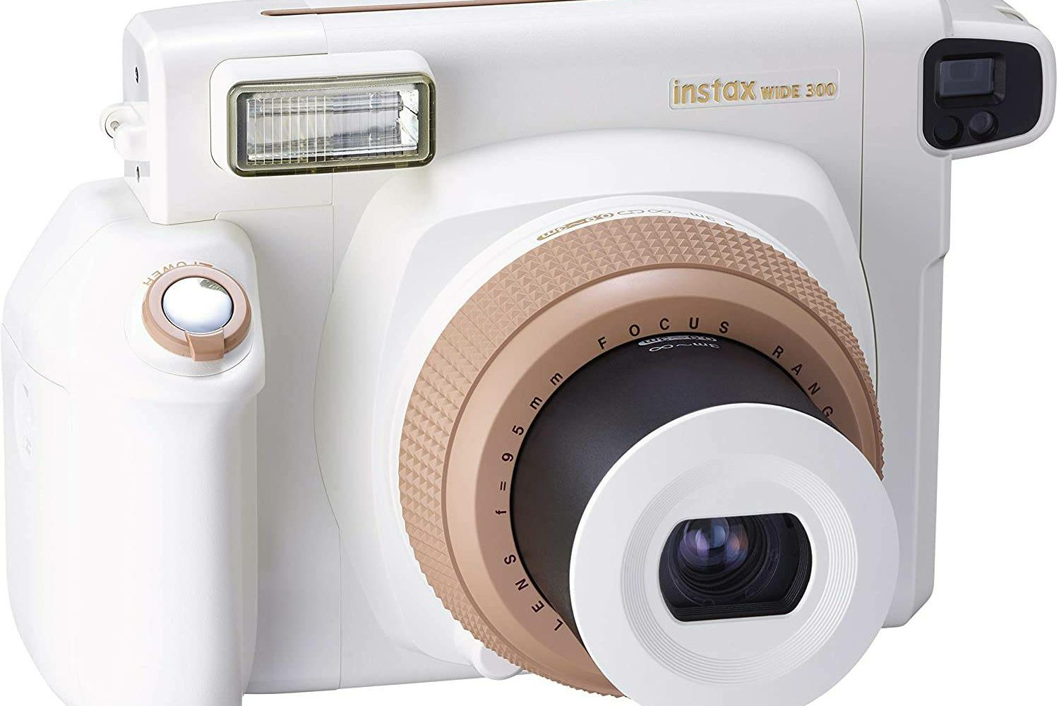Fujifilm Instax Wide 300 Toffee bijeli polaroid camera Fuji instant fotoaparat s trenutnim ispisom fotografije