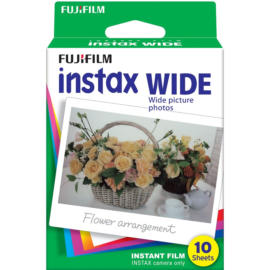 Fujifilm Instax Wide film foto papir 10 listova (1x10 pakiranje) za Fuji Wide 210, Wide 300, Lomography Instant Wide