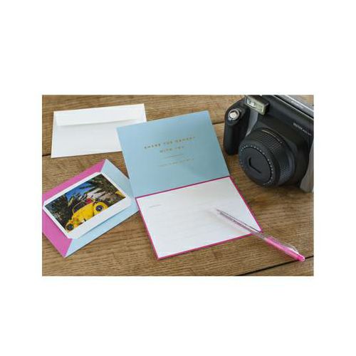 Fujifilm MSG Photo message card for Fuji Instax WIDE Light Blue Pink karta za fotografije svijetlo plava i roza