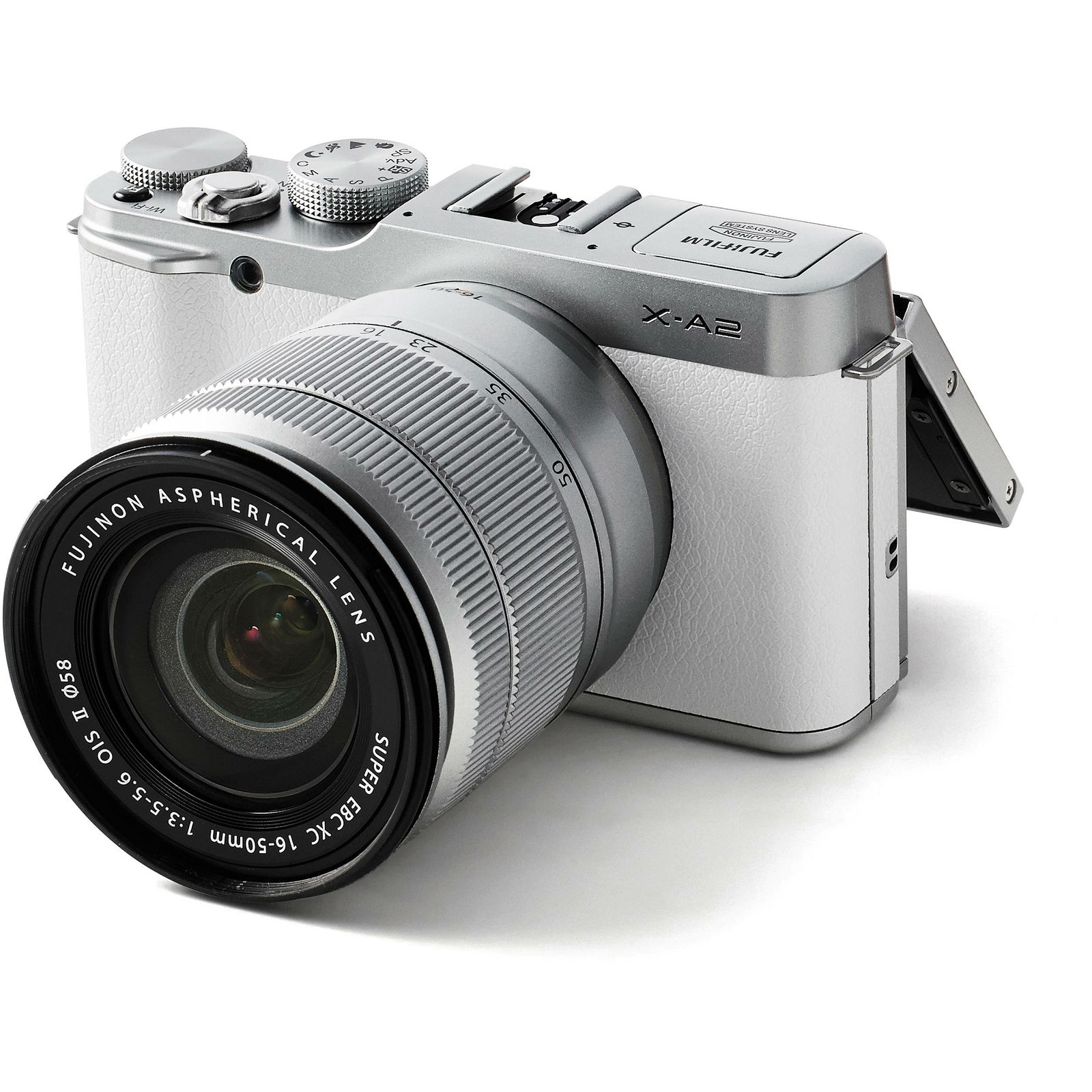 Fujifilm X-A2 + XC 16-50 II f3.5-5.6 white Fuji 16-50mm digitalni fotoaparat