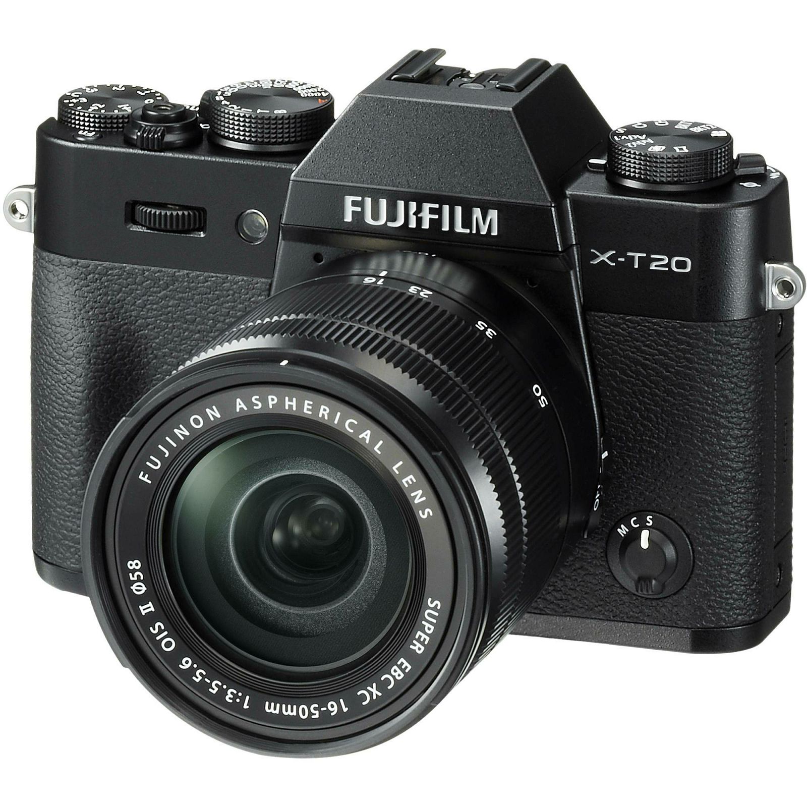 Fujifilm X-T20 + XC 16-50 + 50-230 Black crni digitalni mirrorless fotoaparat s objektivom 16-55mm f3.5-5.6 OIS II Fuji