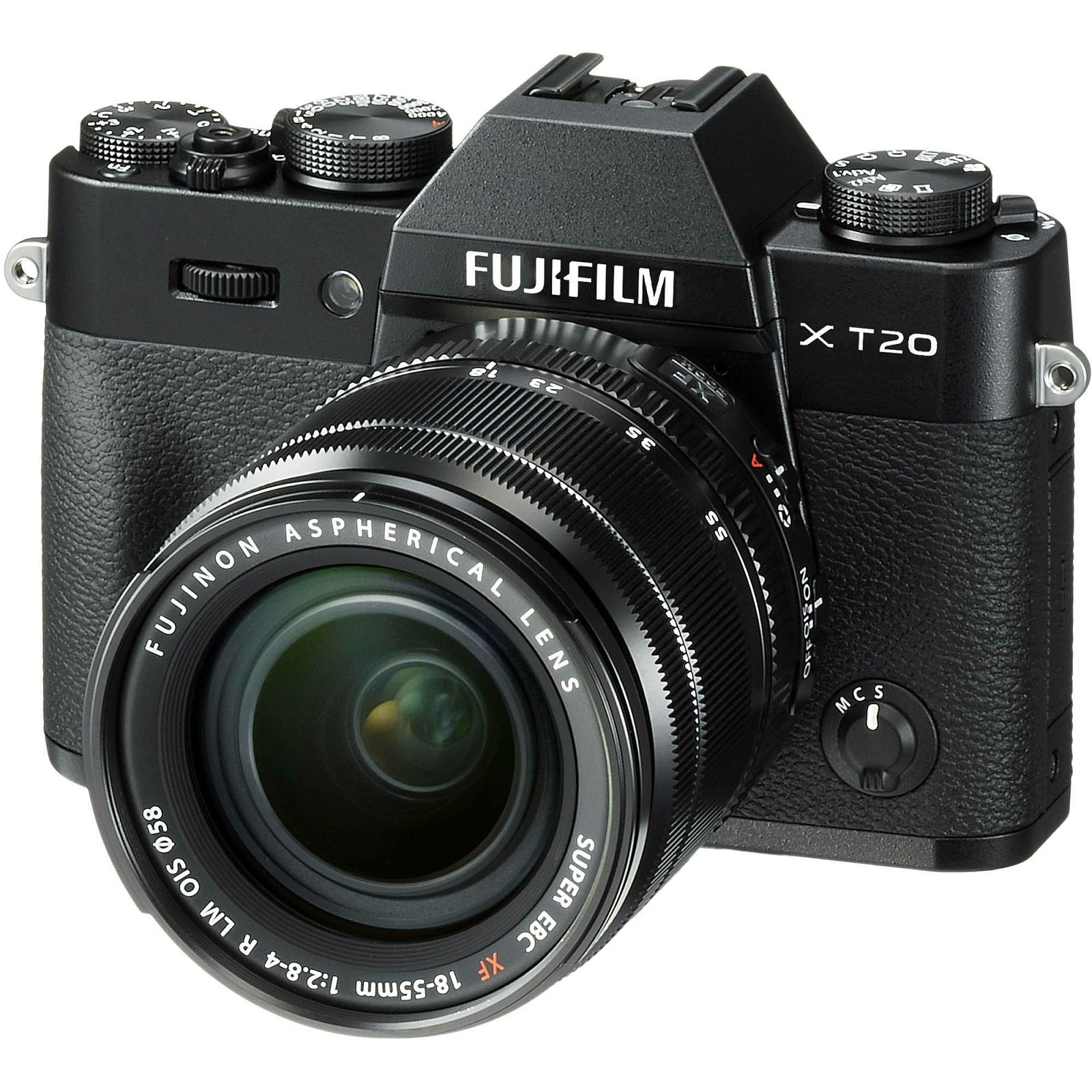 Fujifilm X-T20 + XF 18-55 f2.8-4 R LM OIS Black crni digitalni mirrorless fotoaparat s objektivom 18-55mm Fuji