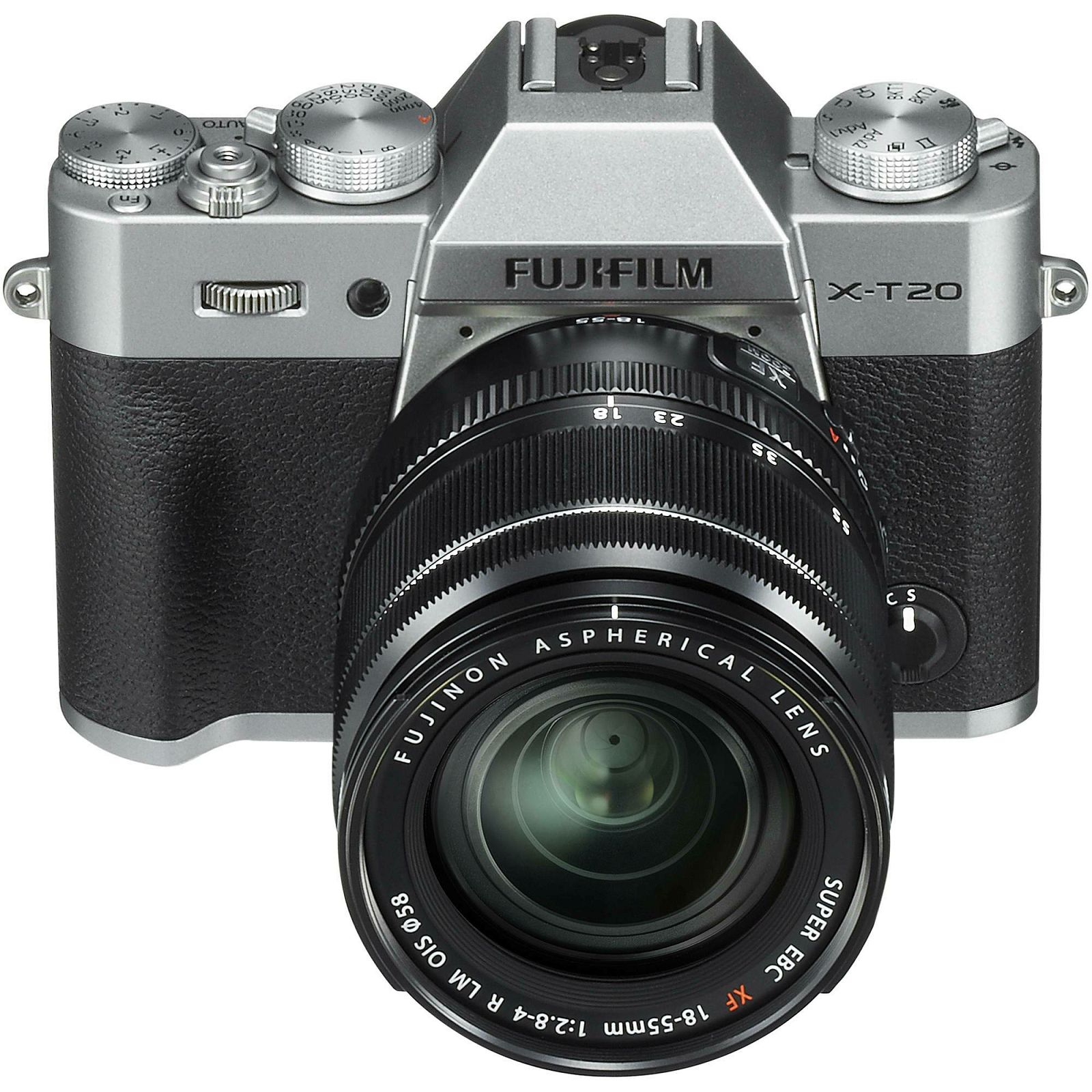 Fujifilm X-T20 + XF 18-55 f2.8-4 R LM OIS Silver srebreni digitalni mirrorless fotoaparat s objektivom 18-55mm Fuji