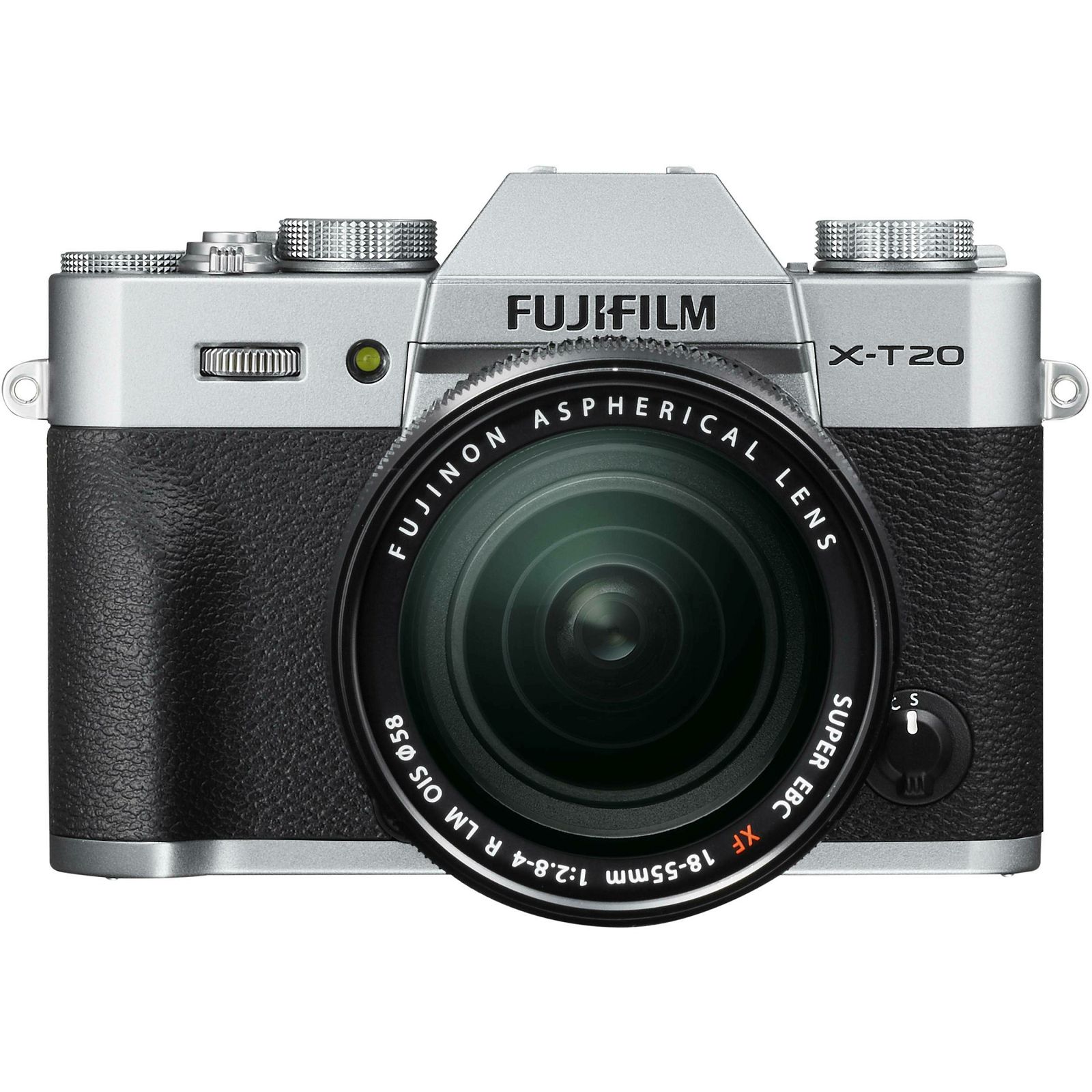 Fujifilm X-T20 + XF 18-55 f2.8-4 R LM OIS Silver srebreni digitalni mirrorless fotoaparat s objektivom 18-55mm Fuji