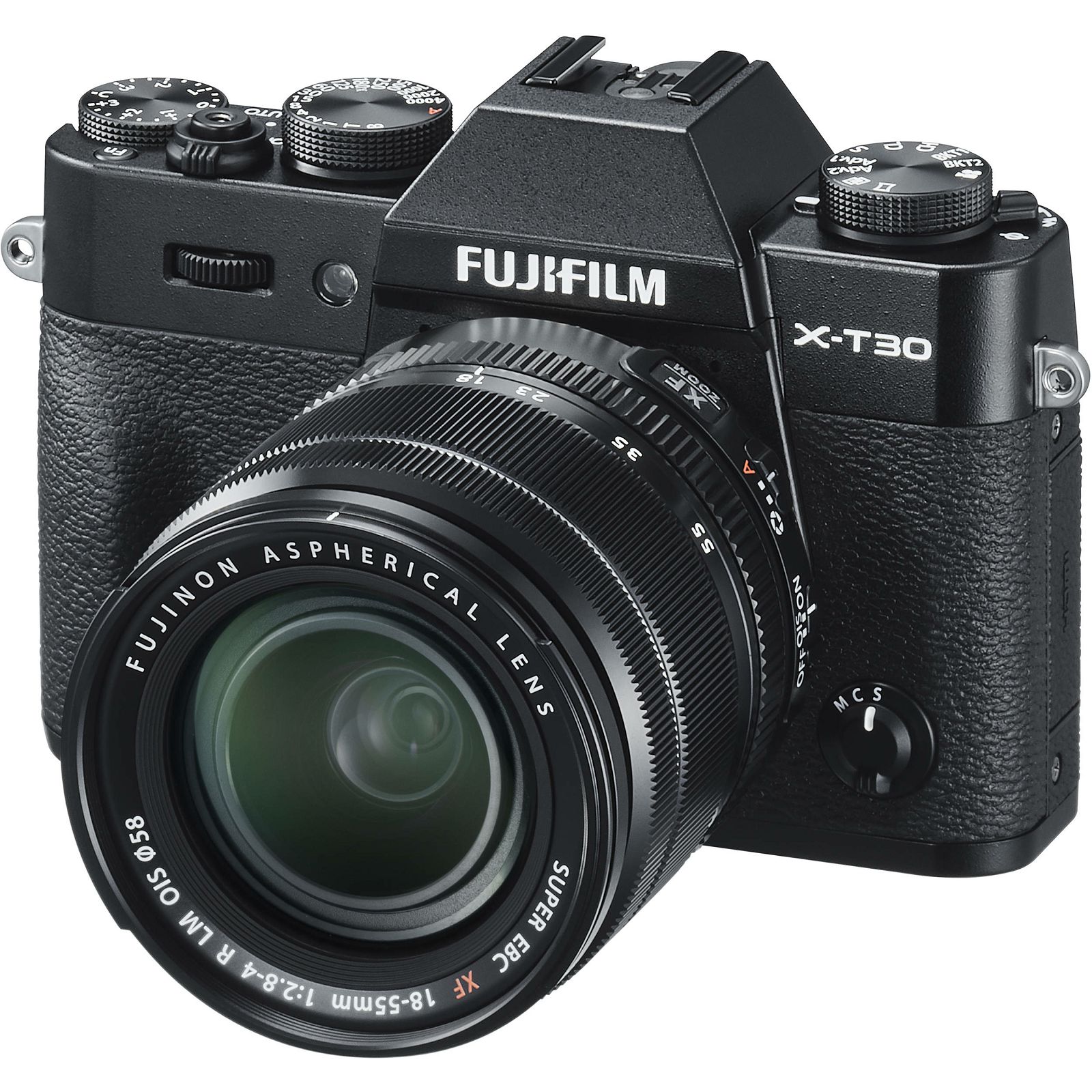 Fujifilm X-T30 + XF 18-55 f2.8-4 R LM OIS Black crni digitalni mirrorless fotoaparat s objektivom 18-55mm Fuji (16619982)