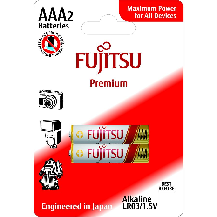 Fujitsu 2x LR03 alkalne baterije alkaline batteries Premium Series