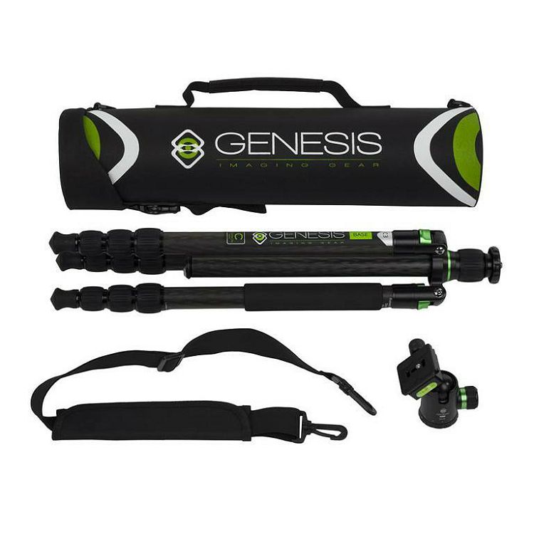 Genesis Base C3 BH-34 KIT Green zeleni komplet karbonski stativ 171,5cm + kuglasta glava ball head 15kg