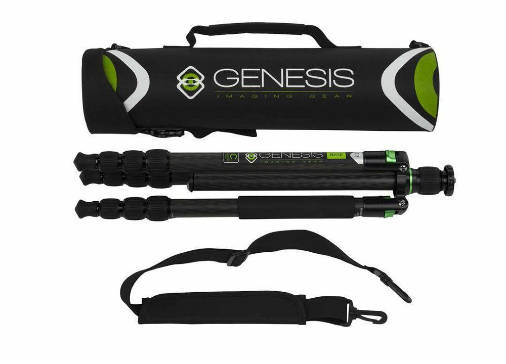 Genesis Base C5 193,7cm 30kg Green zeleni Carbon Fiber Tripod karbonski stativ bez glave