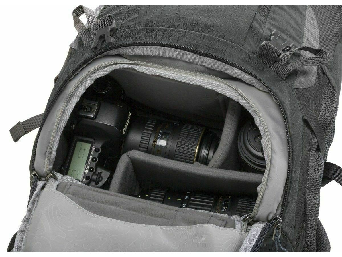 Genesis Denali Black crni fotografski ruksak za fotoarat, kameru i objektive