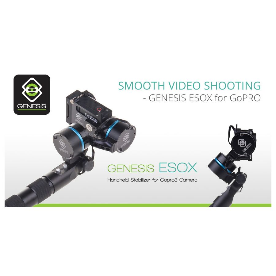 Genesis ESOX hand stabilizer motorizirani stabilizator za GoPro HERO3 i HERO4 akcijske kamere