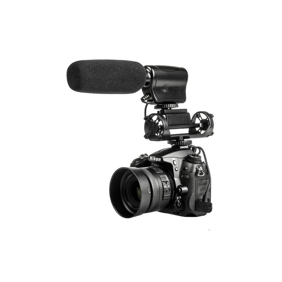 Genesis ST-02 stereo mikrofon za DSLR i kamere STEREO SHOTGUN MICROPHONE FOR CAMERAS AND CAMCORDERS