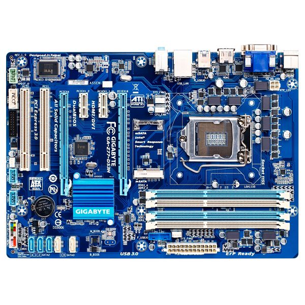 Gigabyte GA-Z77-DS3H,1155,iZ77,D3,S3,U3,DVI,HDMI