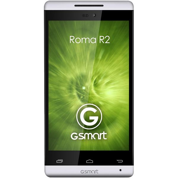 Gigabyte GSmart ROMA R2 Plus (Dual sim, 4.0" WVGA 800x480 IPS, Mediatek MT6582 Quad-Core 1.3GHz, RAM 1GB + ROM 8GB, 5.0MP + 0.3MP Flash LED, Android 4.4, WiFi, BT, 3G, GPS, FM, 1400 mAh battery, Ultra