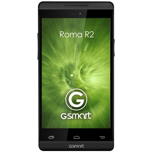 Gigabyte GSmart ROMA R2 Plus (Dual sim, 4.0" WVGA 800x480 IPS, Mediatek MT6582 Quad-Core 1.3GHz, RAM 1GB + ROM 8GB, 5.0MP + 0.3MP Flash LED, Android 4.4, WiFi, BT, 3G, GPS, FM, 1400 mAh battery, Ultra