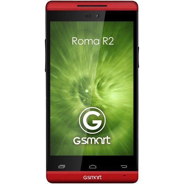 Gigabyte GSmart ROMA R2 Plus (Dual sim, 4.0" WVGA 800x480 IPS, Mediatek MT6582 Quad-Core 1.3GHz, RAM 1GB + ROM 8GB, 5.0MP + 0.3MP Flash LED, Android 4.4, WiFi, BT, 3G, GPS, FM, 1400 mAh battery, Ultra