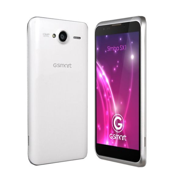 Gigabyte GSmart Simba SX1 Dual SIM Active (5.0" IPS HD 1280x720, Qualcomm Snapdragon S4 1.4GHz , 4GB/1GB, Android 4.2, SDHC, 13MP/2MP, WiFi, BT, 3G, GPS, FM) White