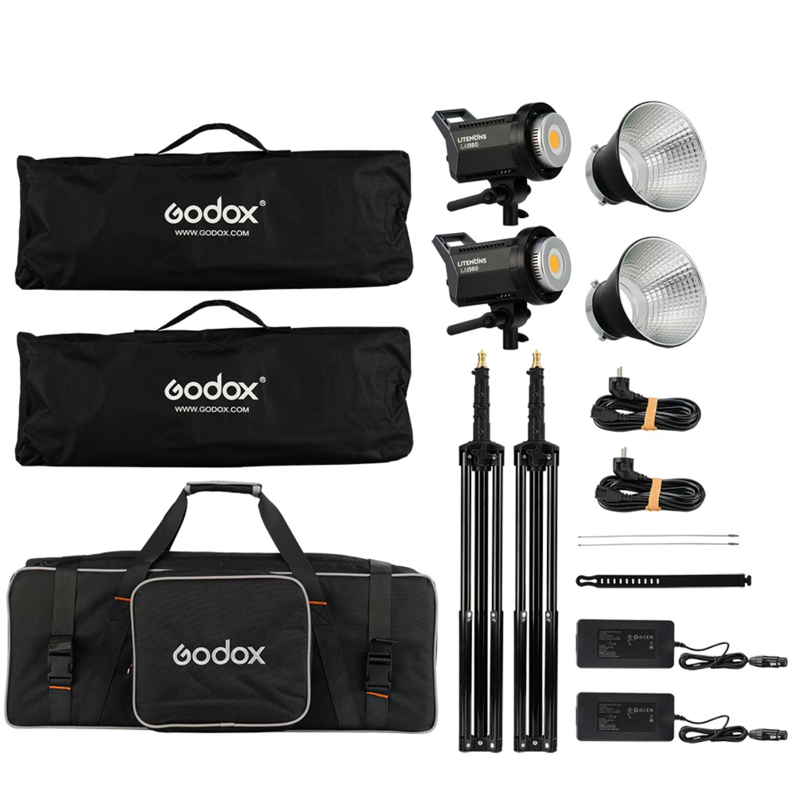 Godox 2-Light Kit Litemons LA150D Daylight LED K2 