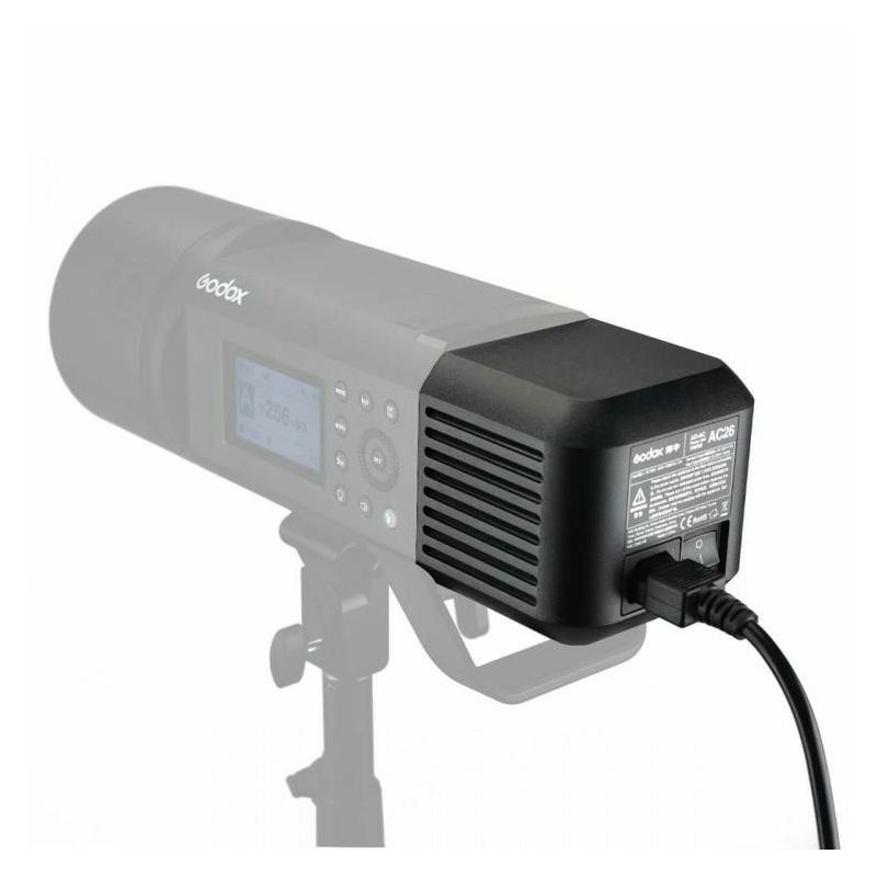 Godox AC26 220V AC adapter stalnog napajanja za AD600 PRO i Quadralite Atlas 600 PRO TTL bljeskalicu