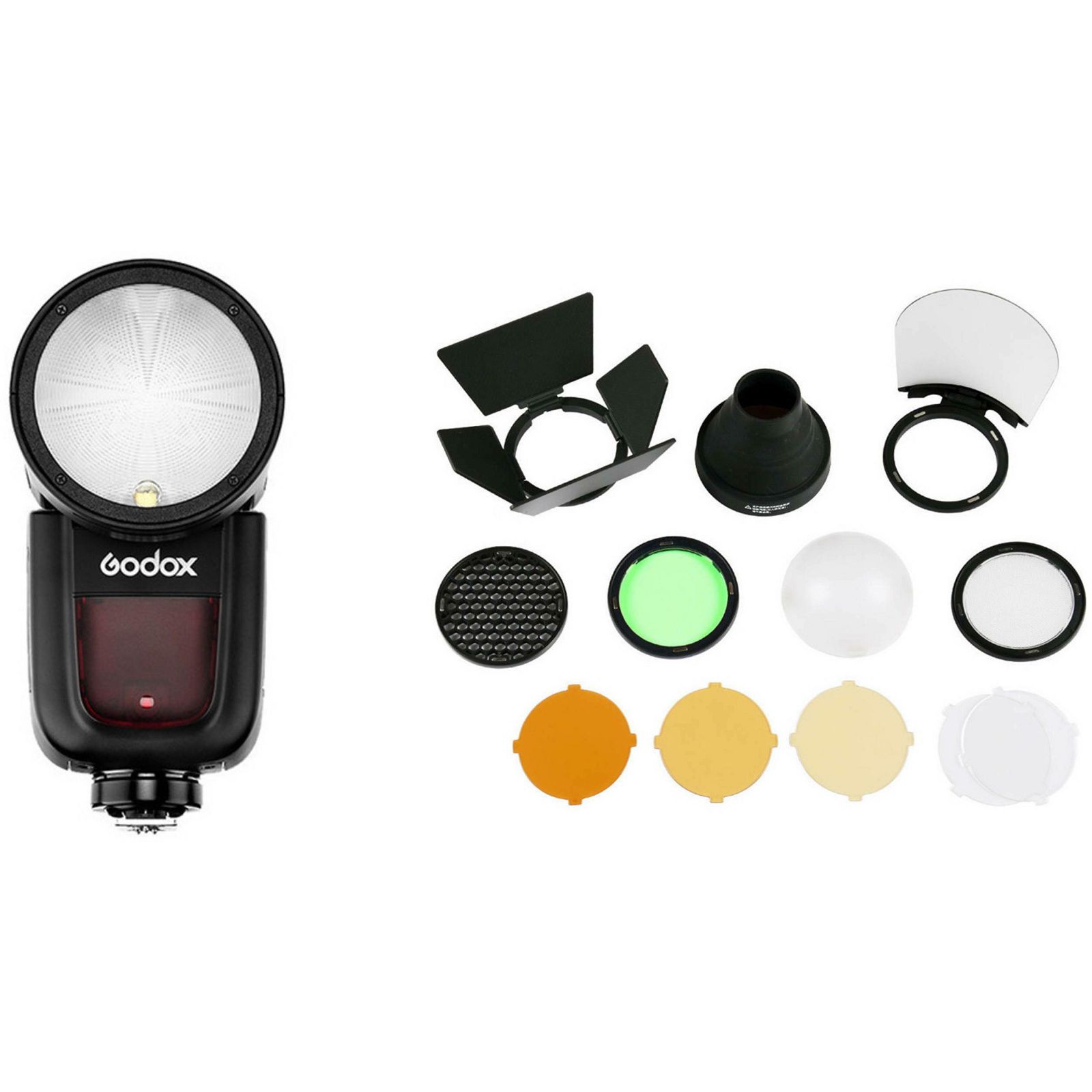 Godox V1 Round Head F TTL HSS bljeskalica Accessories Kit za Canon