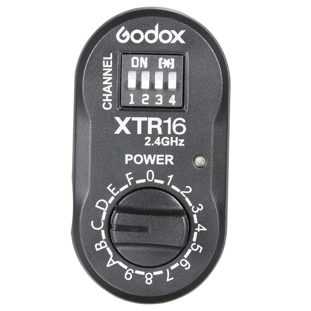 Godox XTR-16 2.4GHz Wireless Power-Control Flash Trigger Receiver prijemnik XTR16 za bežično okidanje studijskih bljeskalica Godox i Quadralite Move i Pulse serije
