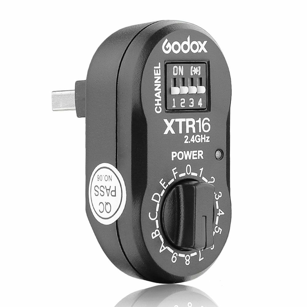 Godox XTR-16 2.4GHz Wireless Power-Control Flash Trigger Receiver prijemnik XTR16 za bežično okidanje studijskih bljeskalica Godox i Quadralite Move i Pulse serije