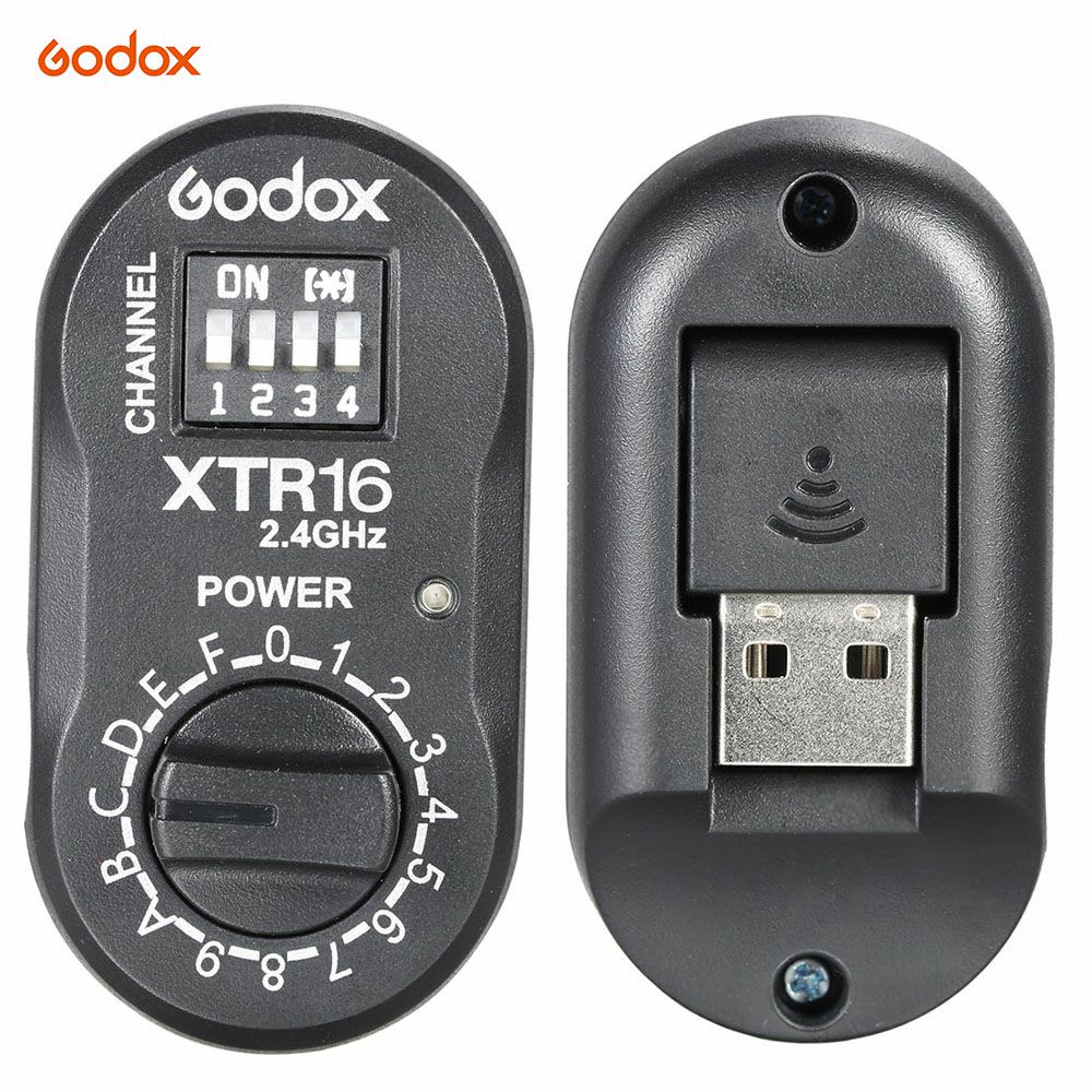 Godox XTR-16 2.4GHz Wireless Power-Control Flash Trigger Receiver prijemnik XTR16 za bežično okidanje studijskih bljeskalica Godox i Quadralite Move i Pulse serije