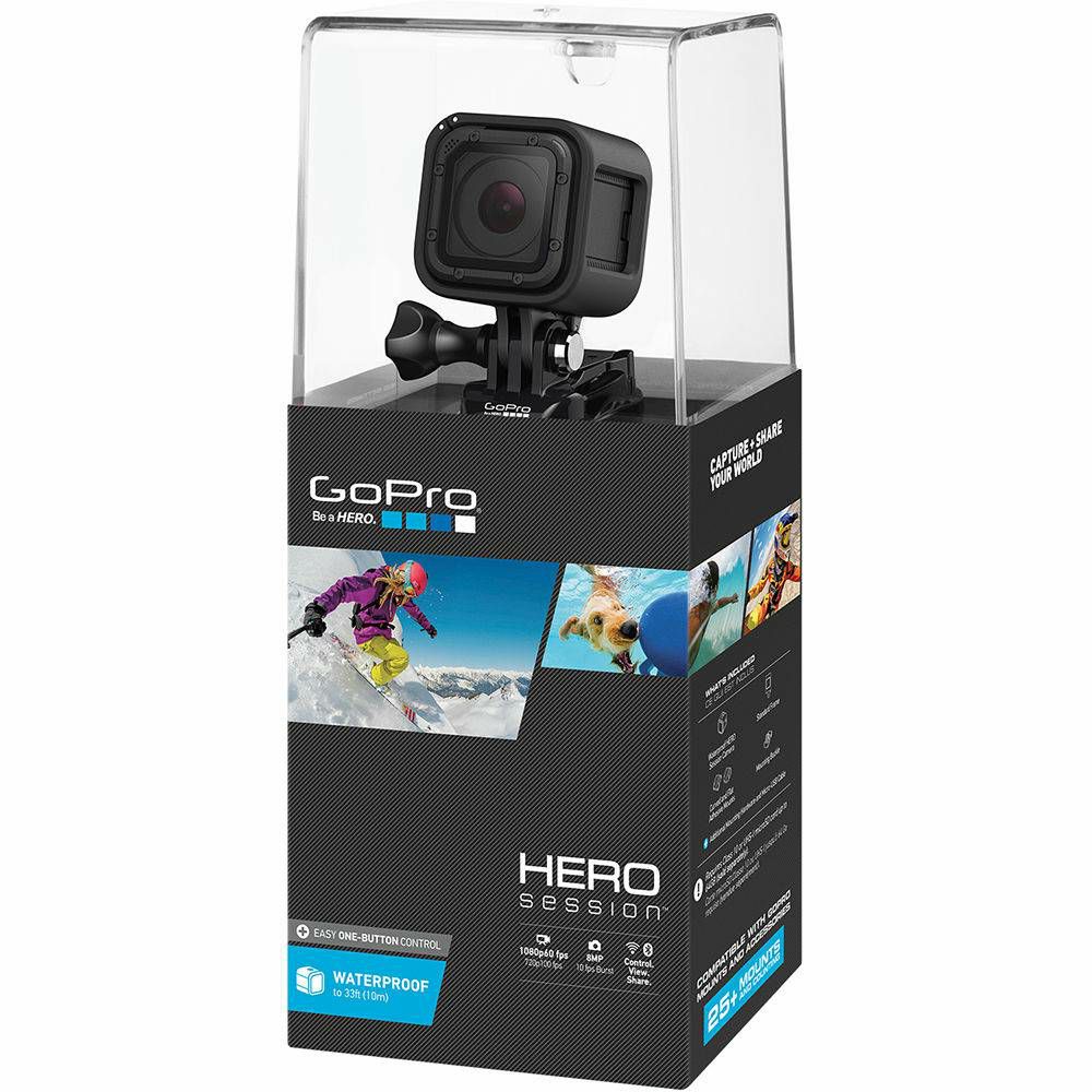 GoPro HERO Session FullHD CHDHS-102-EU vodootporna sportska akcijska kamera + Chest Harness GCHM30-001