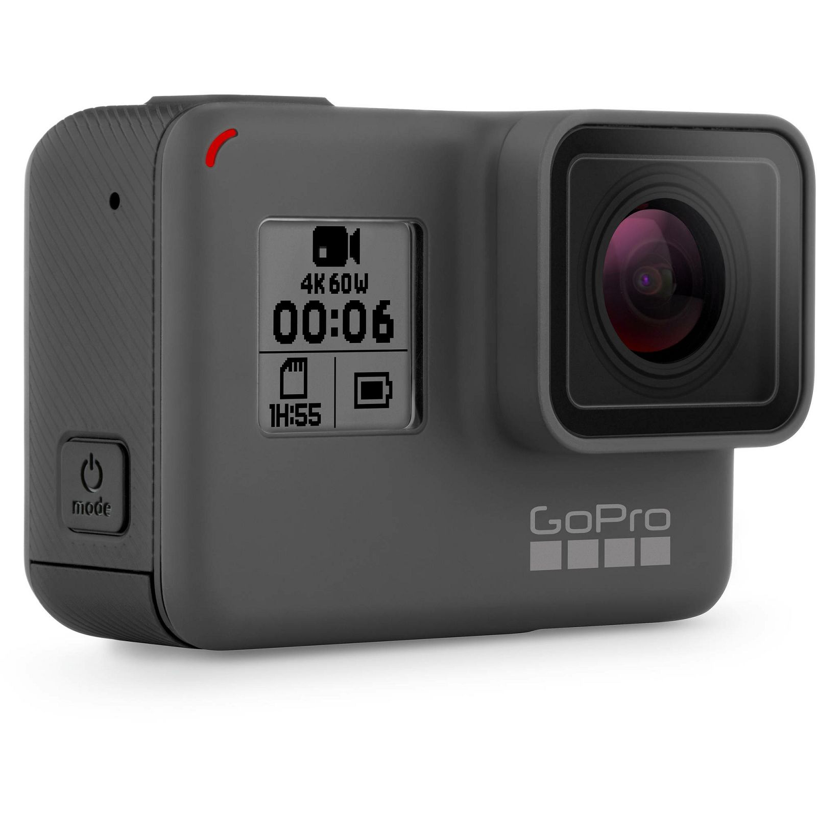 GoPro HERO6 Black Edition 4K60p 2.7K120p 12Mpx WiFi GPS Sportska akcijska digitalna kamera (CHDHX-601)