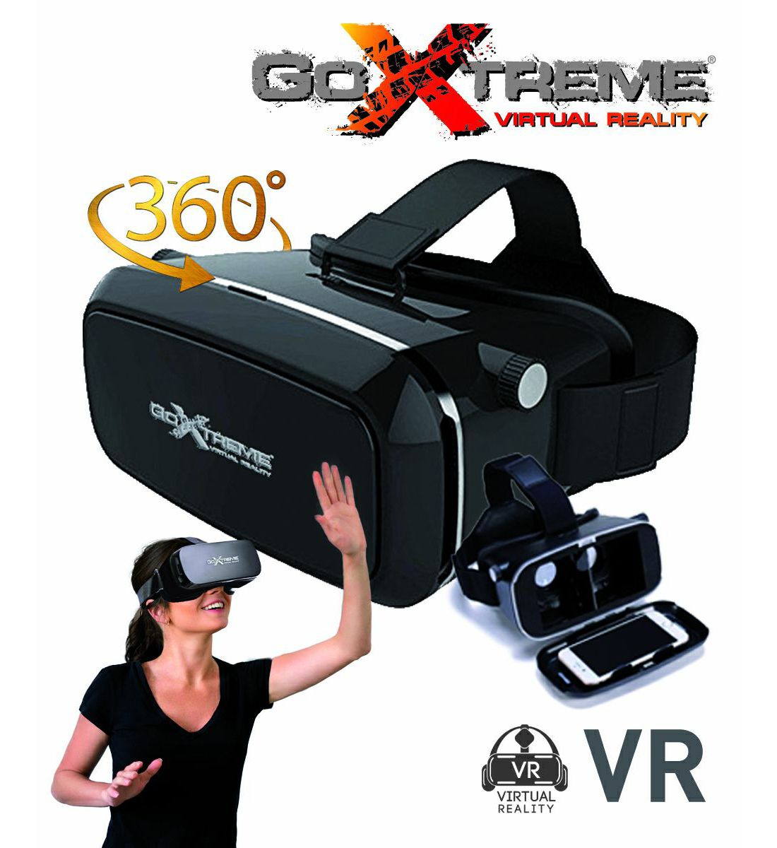 GoXtreme Accessory VR Glasses 3D Virtual Reality for Smartphones naočale (55231)