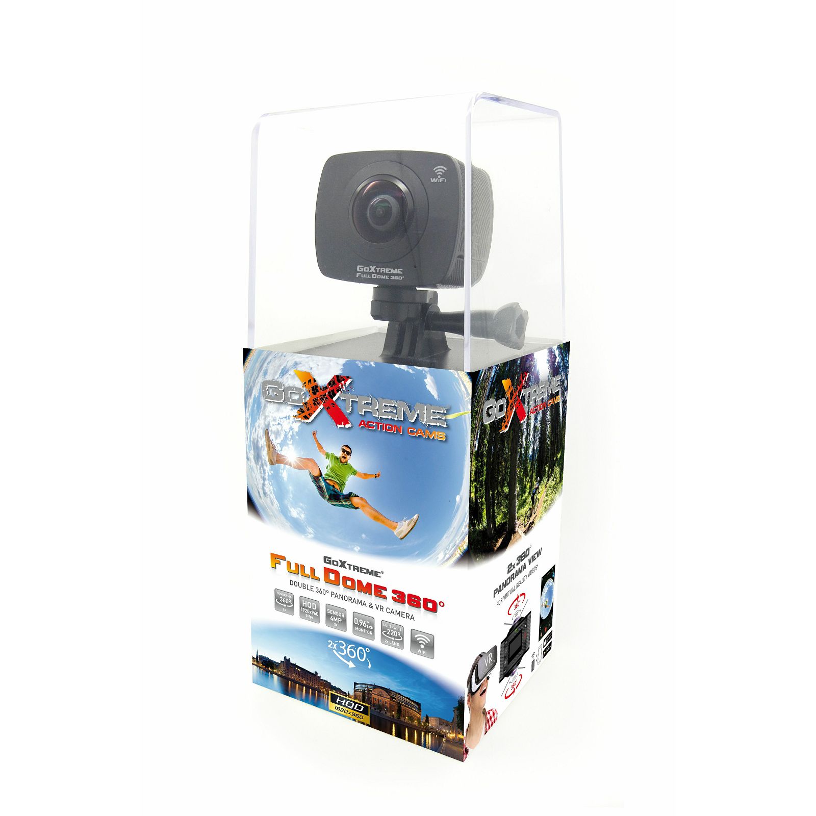 GoXtreme Full Dome 360 Panorama VR Virtual Reality Action Camera FullHD 30fps 2x4MP sportska akcijska kamera (20134)