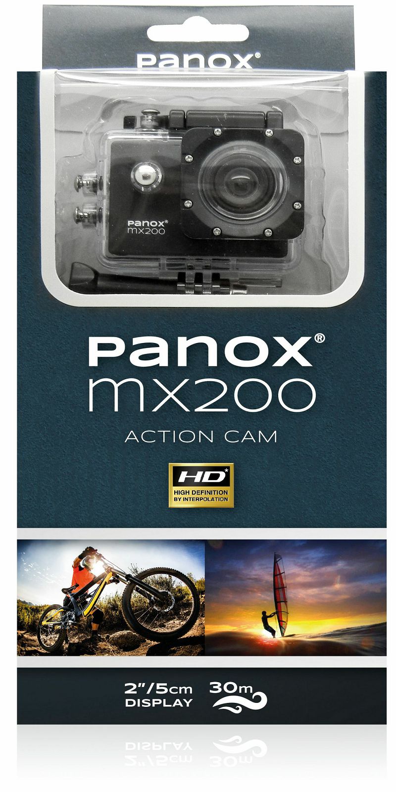 GoXtreme Panox MX200 HD Action cam 720p* 480p 30fps Waterproof sportska akcijska kamera vodootporna do 30m (56101)