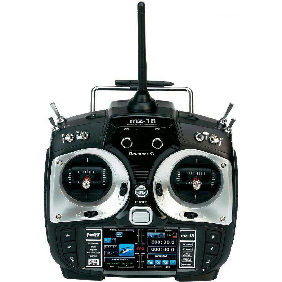 Graupner MZ-18 HoTT 2.4GHz 9 Channel Radio Controller transmitter daljinski upravljač