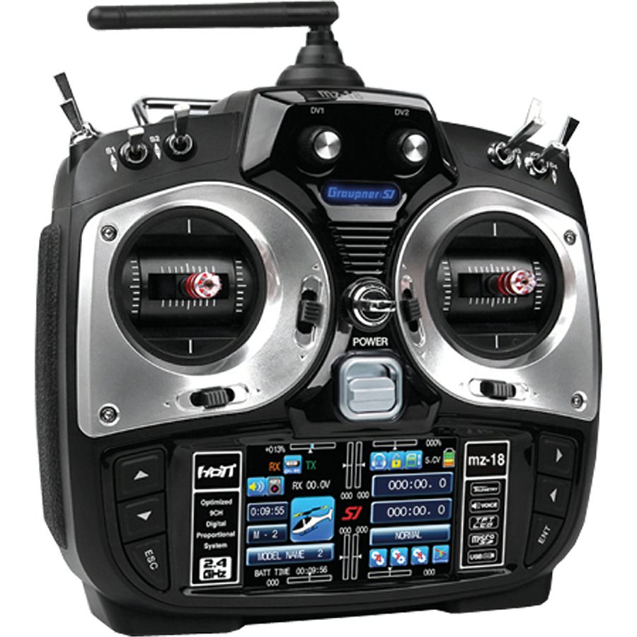 Graupner MZ-18 HoTT 2.4GHz 9 Channel Radio Controller transmitter daljinski upravljač