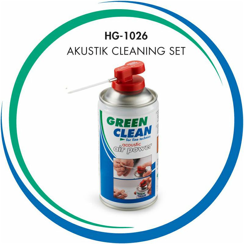 Green Clean Acoustic Cleaning Set komplet za čišćenje slušnog pomagala (HG-1026)