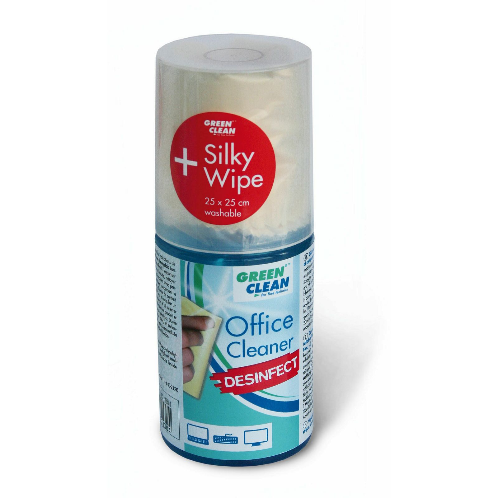 Green Clean Office Cleaner Desinfect 200ml sprej za čišćenje i dezinfekciju + Silky Wipe (C-2130)