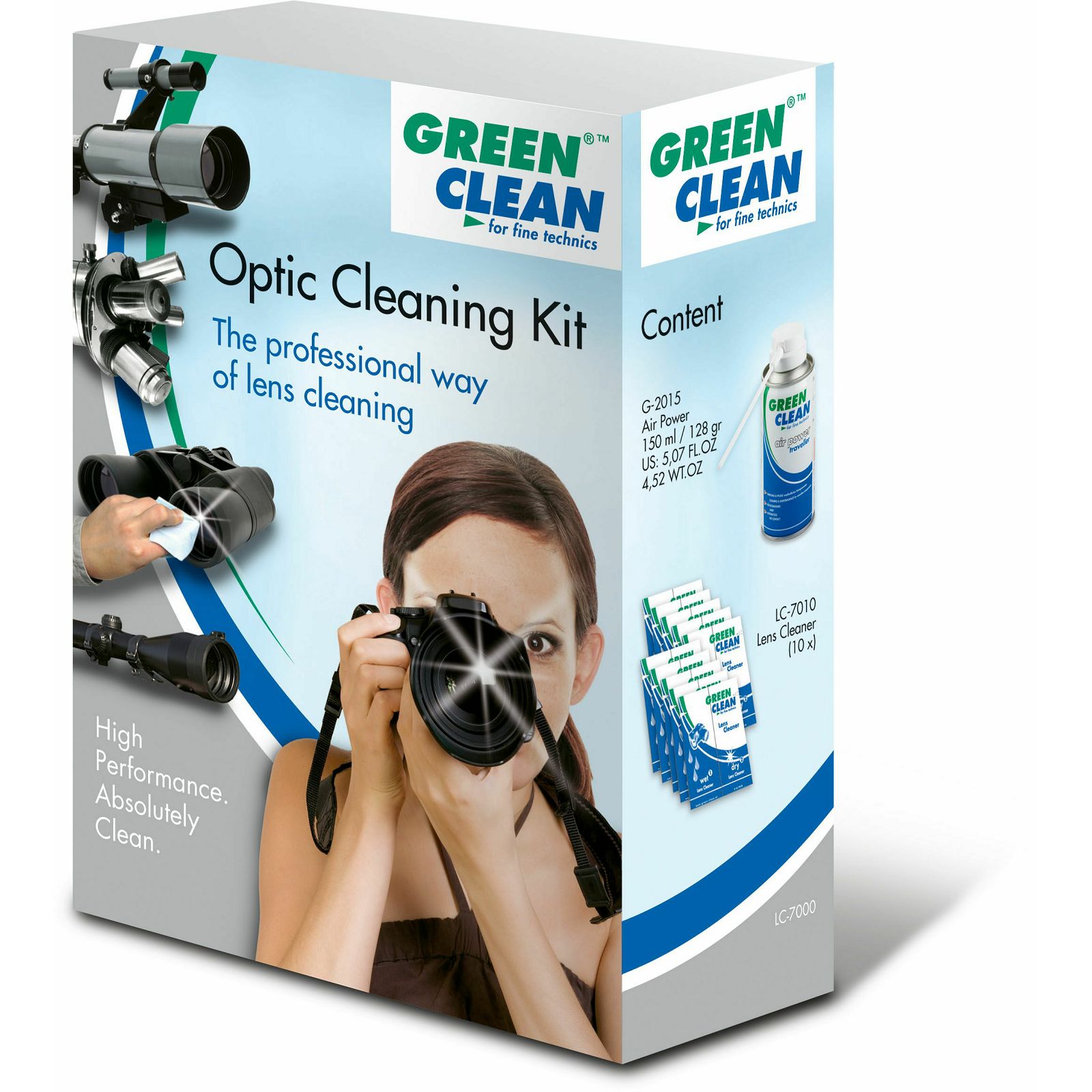 Green Clean Optic Cleaning KIT komplet za čišćenje optike, objektiva i fotoaparata (LC-7000)