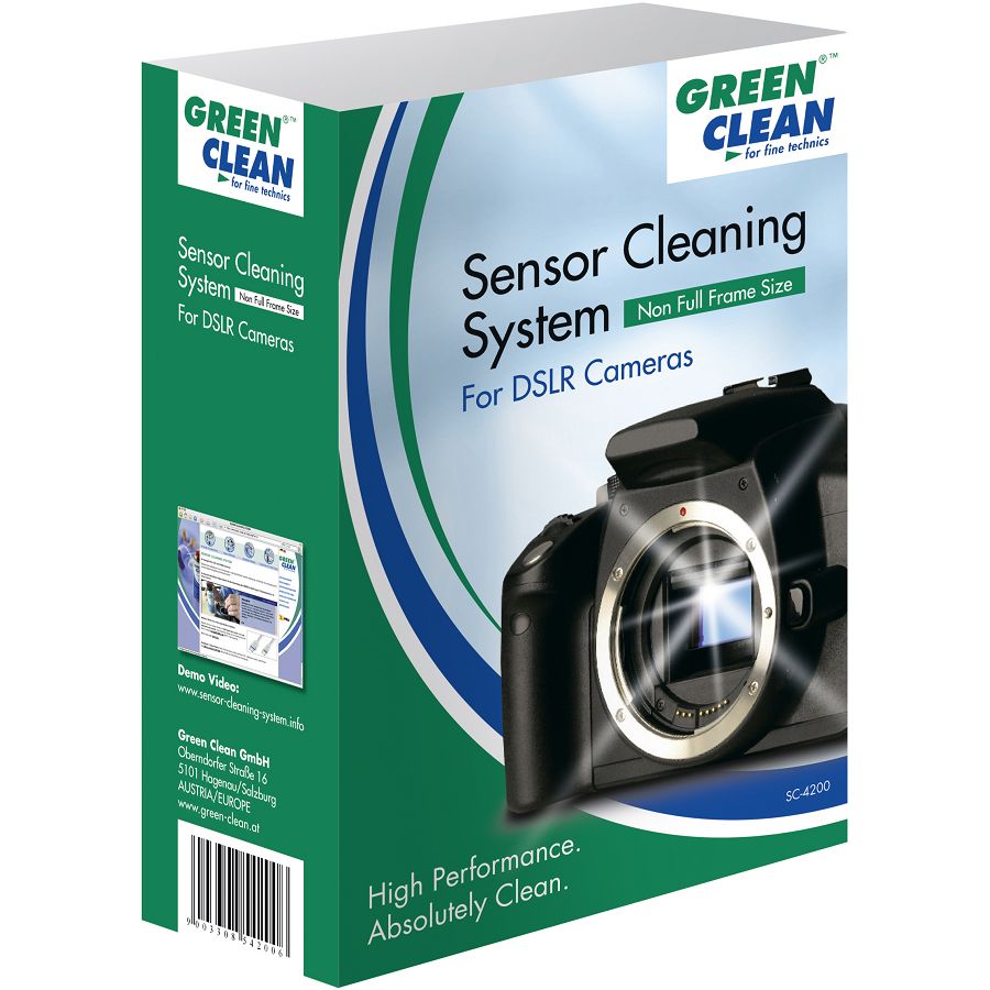 Green Clean Sensor Cleaning KIT - non fulll frame size + 1 Silky Wipe 25x25 cm SC-4200