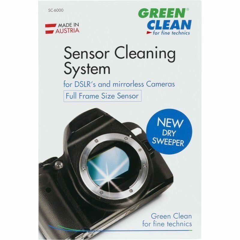 Green Clean Sensor Cleaning System PROFI KIT Full Frame New Dry Sweeper komplet za čišćenje senzora 1x G-2051 + 1x V-3000 Mini Vacuum + 2x SC-4050 3x SC-4060 Wet&Dry + 1x Silky Wipe (SC-6000)
