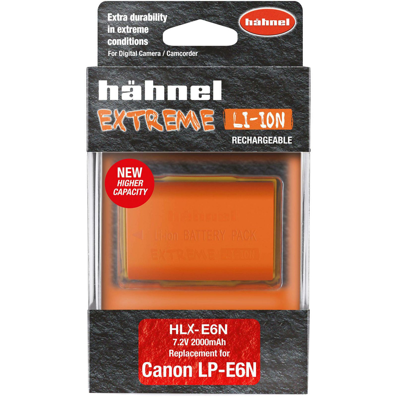 Hähnel HLX-E8 Extreme 1200mAh 7.2V 8.6Wh baterija za Canon EOS 700D, 650D, 600D, 550D LP-E8 Lithium-Ion Battery Pack (1000 150.1)