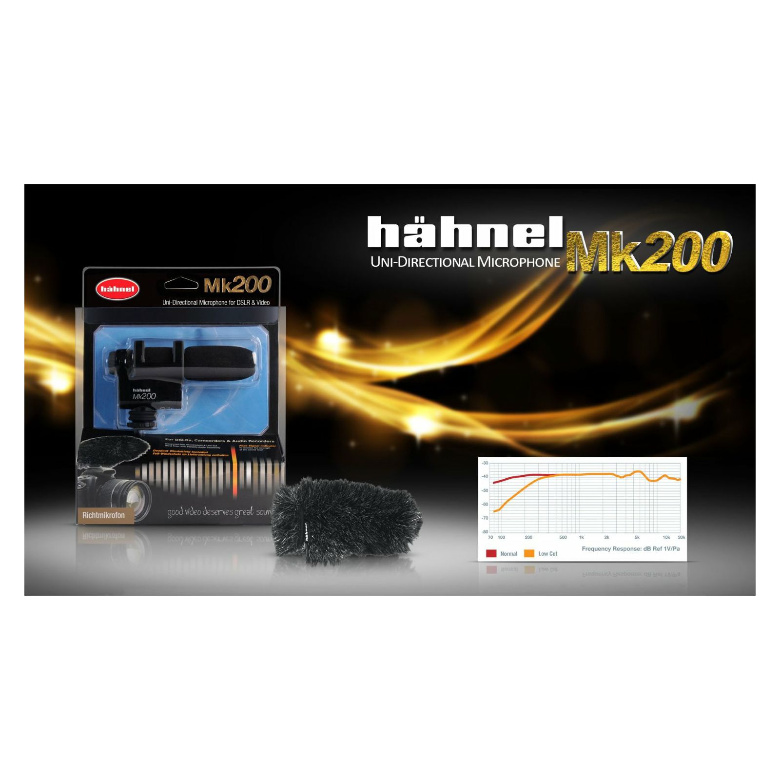 Hähnel Mk200 Microphone DSLR Video Dual-Mono mikrofon (1000 881.0)